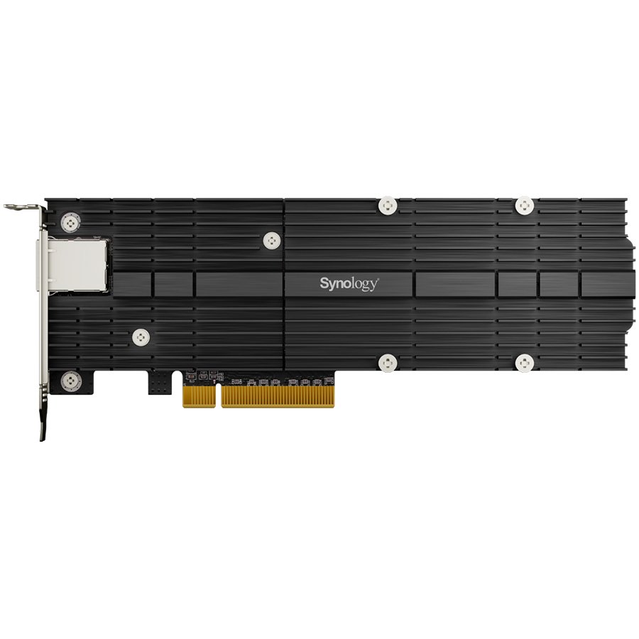 Synology M.2 SSD & 10GbE combo adapter card for performance acceleration,E10M20-T1
