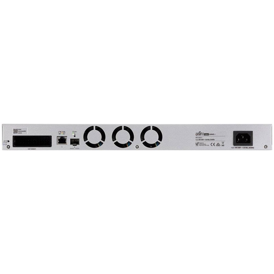 Ubiquiti, Digital Video Recorder, 1U Rack-mount, Plug-in-module, Gigabit Ethernet / 10G Ethernet, 4 GB DDR4 SDRAM,4x 2.5"/3.5",1x 1 (RJ-45), UNVR-EU