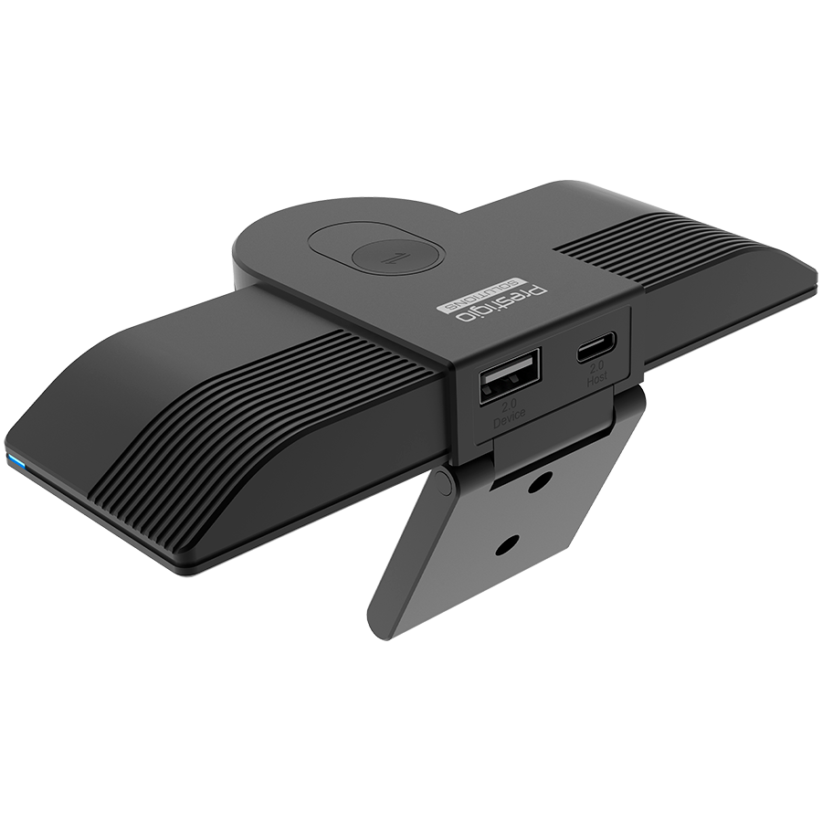 Prestigio Solutions Video Conferencing Panoramic VC Camera: 4K, 12MP, 2 mic, 4m (Range), Connection via USB Type-C,PVCCU12M201