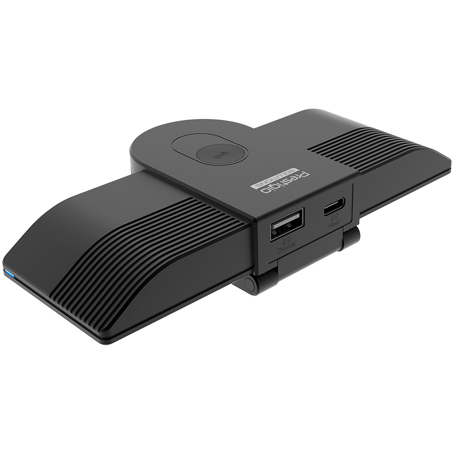 Prestigio Solutions Video Conferencing Panoramic VC Camera: 4K, 12MP, 2 mic, 4m (Range), Connection via USB Type-C,PVCCU12M201