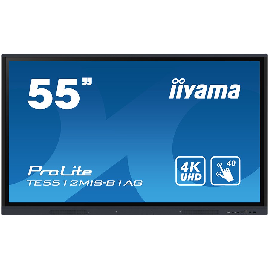 Ilyama Monitor TE5512MIS-B1AG 55" iiWare10 IR UHD IPS VGA HDMI