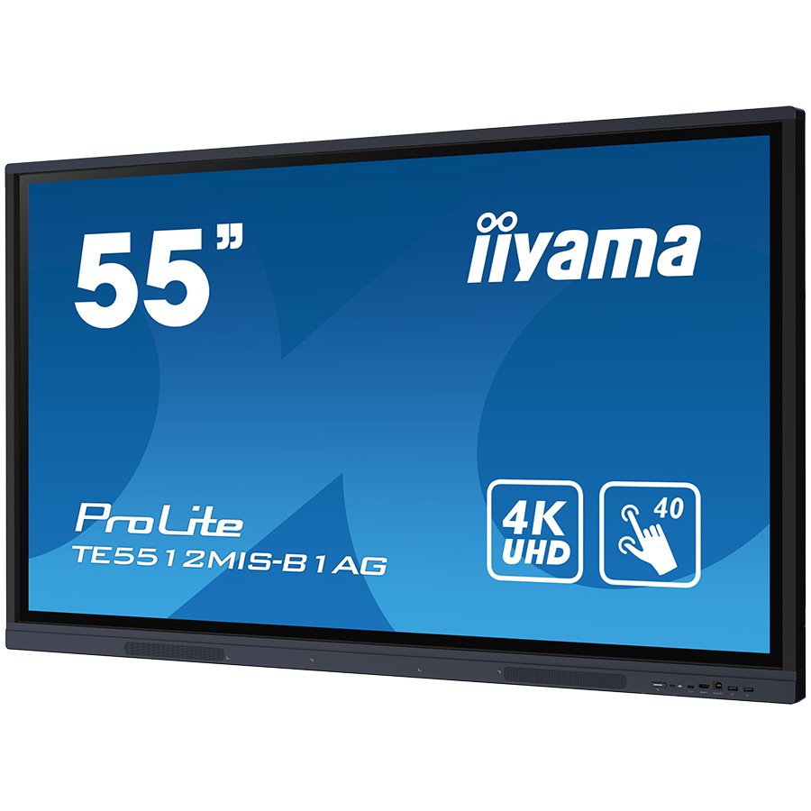 Ilyama Monitor TE5512MIS-B1AG 55" iiWare10 IR UHD IPS VGA HDMI