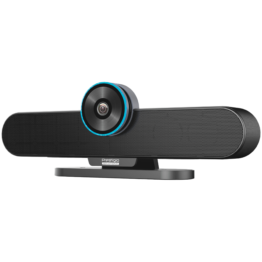 Prestigio Solutions Video Conferencing Collaboration Bar Gamma: 4K UHD, 8.5MP, 6 mic, 6m (Range), 2 x 5W, Connection via USB Type-B,PVCCU8M601