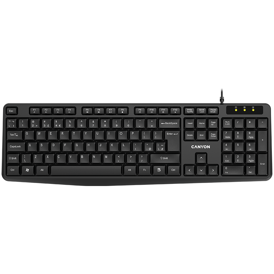 CANYON KB-1 Tastatura, CNE-CKEY01-AD