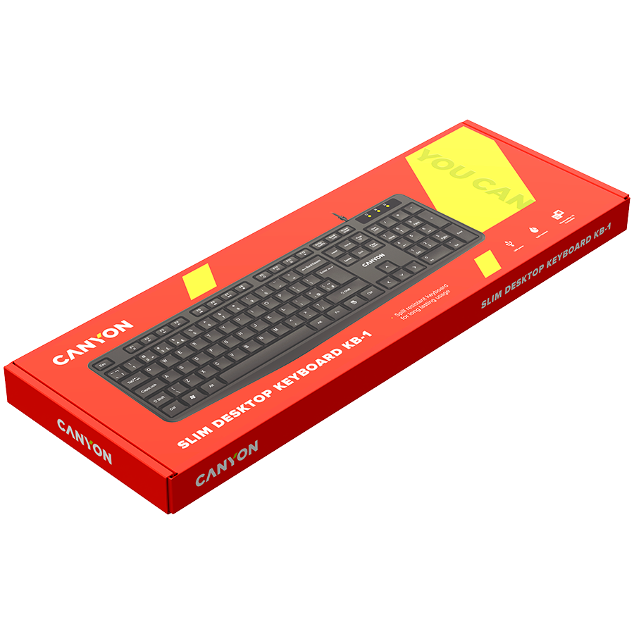 CANYON KB-1 Tastatura, CNE-CKEY01-AD