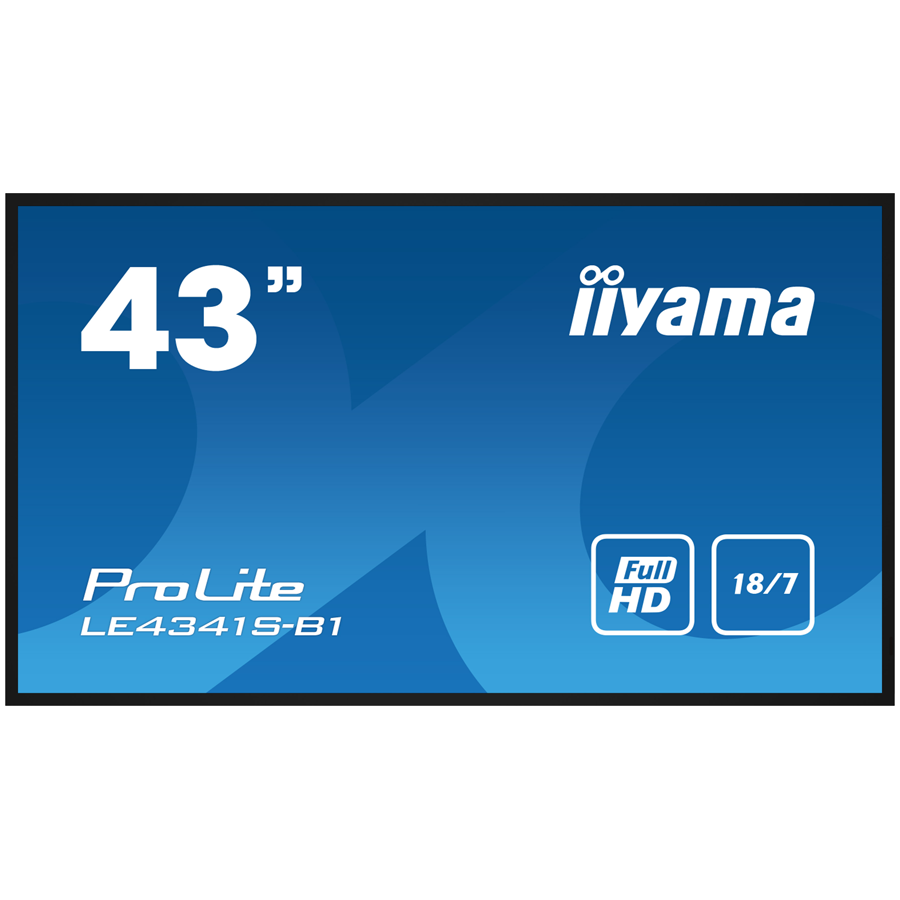 Iiyama Monitor ProLite LE4341S-B1 42.5" IPS Digital Signage Display
