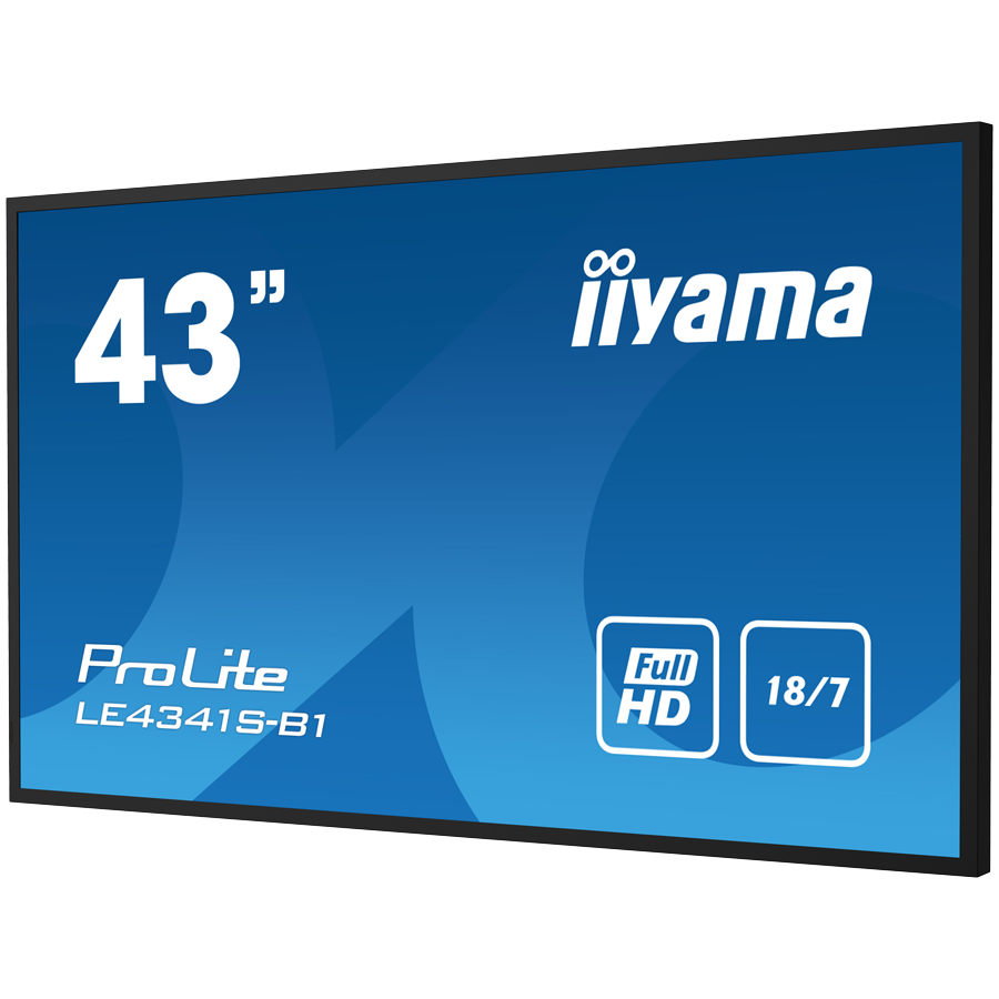 Iiyama Monitor ProLite LE4341S-B1 42.5" IPS Digital Signage Display