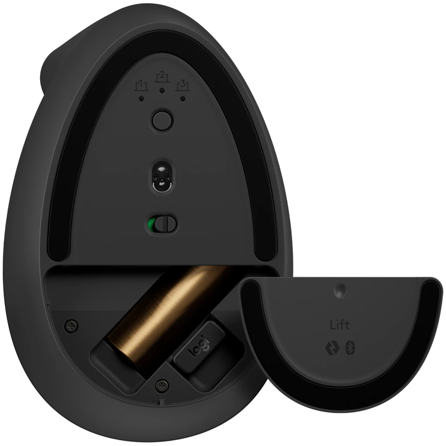 Logitech Lift Left Bluetooth Vertikalni Ergonomski Miš GRAPHITE, 910-006474