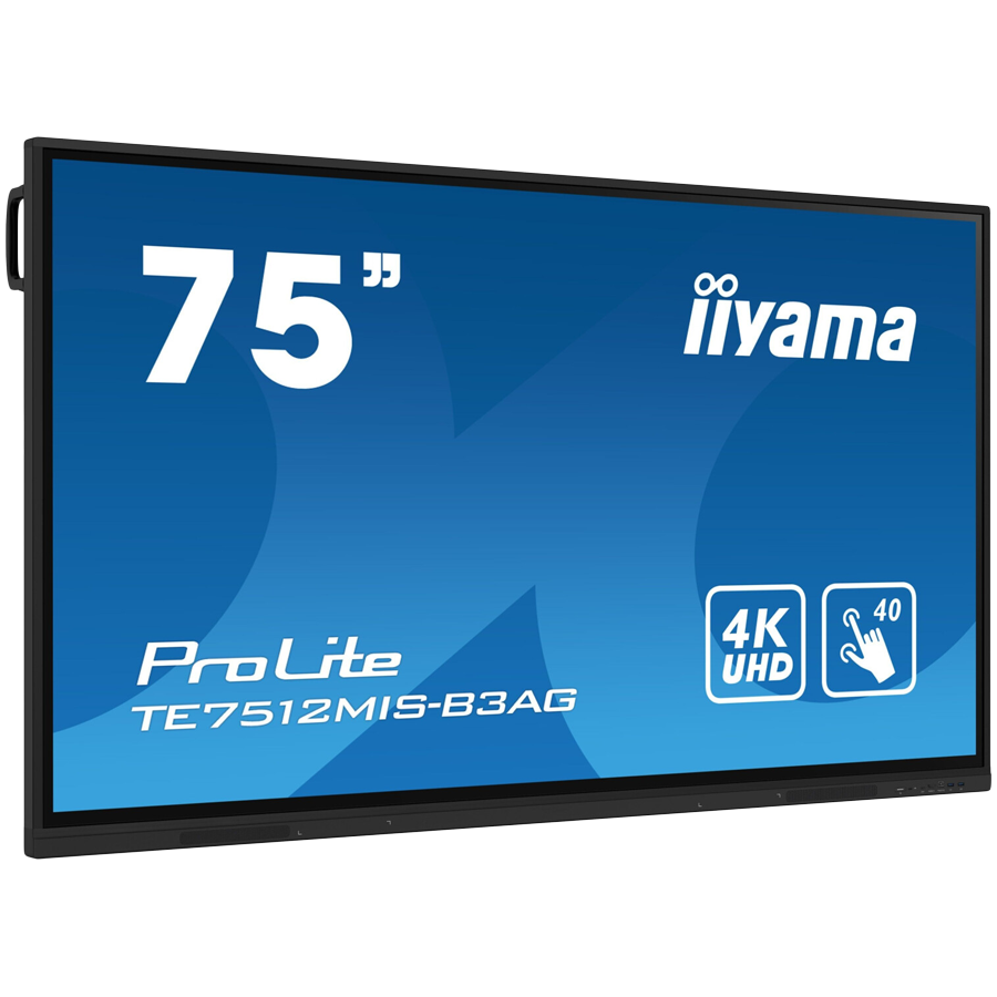 Iiyama Monitor PROLITE TE7512MIS-B3AG 75" UHD, IPS