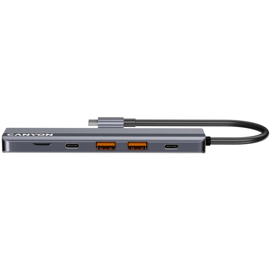 CANYON hub DS-17 6in1 4k USB-C Grey,CNS-TDS17