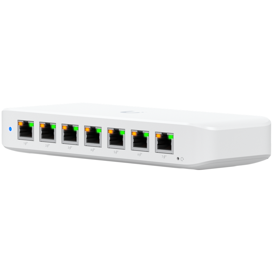 Ubiquiti,8 x 10Base-T/100Base-TX/1000Base-T (Gigabit Ethernet/Fast Ethernet/Ethernet) RJ-45, USW-ULTRA-210W