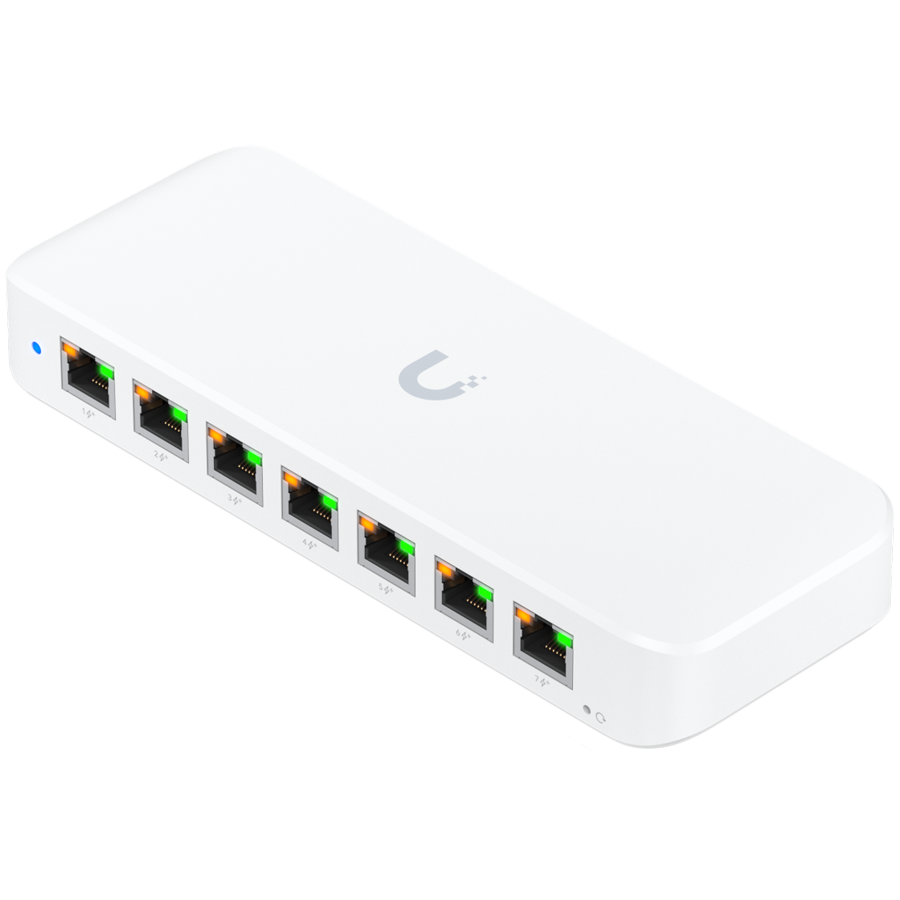 Ubiquiti,8 x 10Base-T/100Base-TX/1000Base-T (Gigabit Ethernet/Fast Ethernet/Ethernet) RJ-45, USW-ULTRA-210W