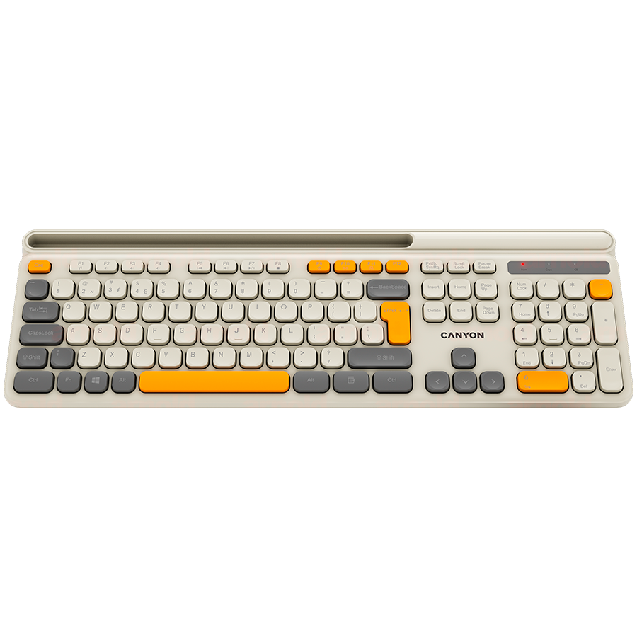 CANYON keyboard HKB-W03 EN/AD AAA Wireless Beige