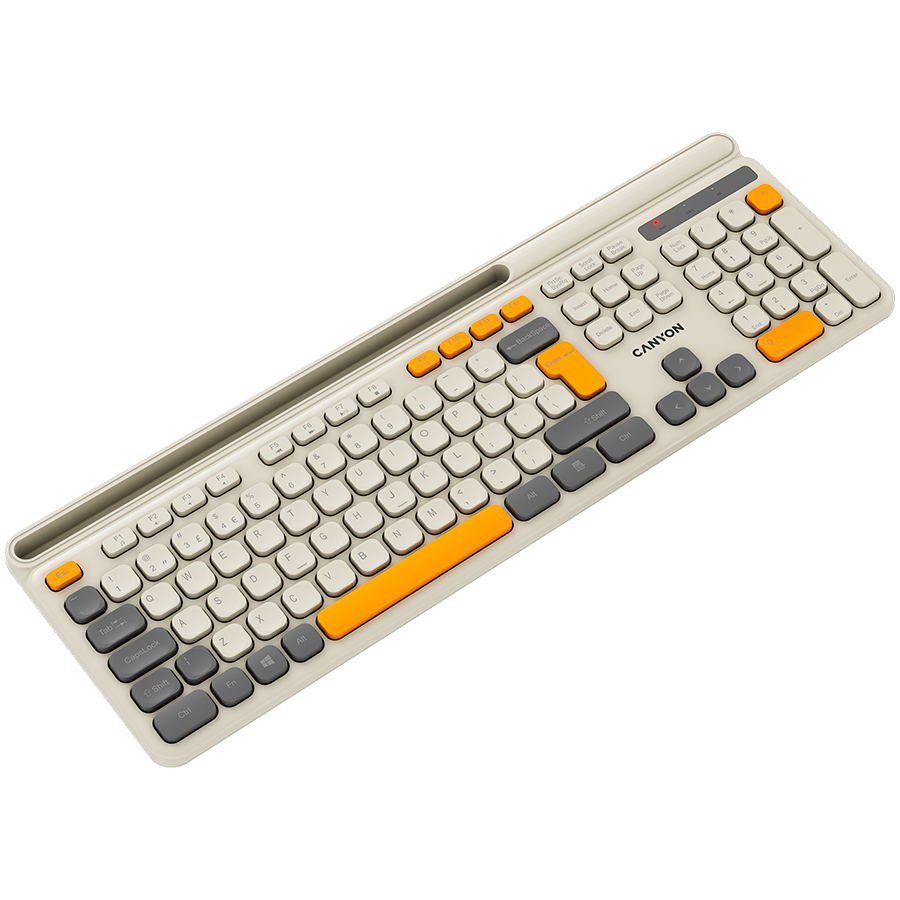 CANYON keyboard HKB-W03 EN/AD AAA Wireless Beige