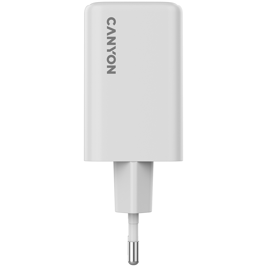 CANYON charger CU65ACC GaN 65W 2xPD 1xQC EU White,CNS-CUW65ACC