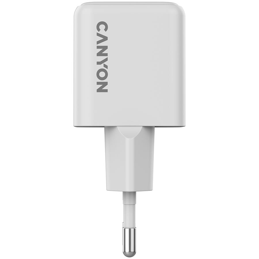 CANYON charger CU20AC GaN 20W 1xPD 1xQC EU White,CNS-CUW20AC