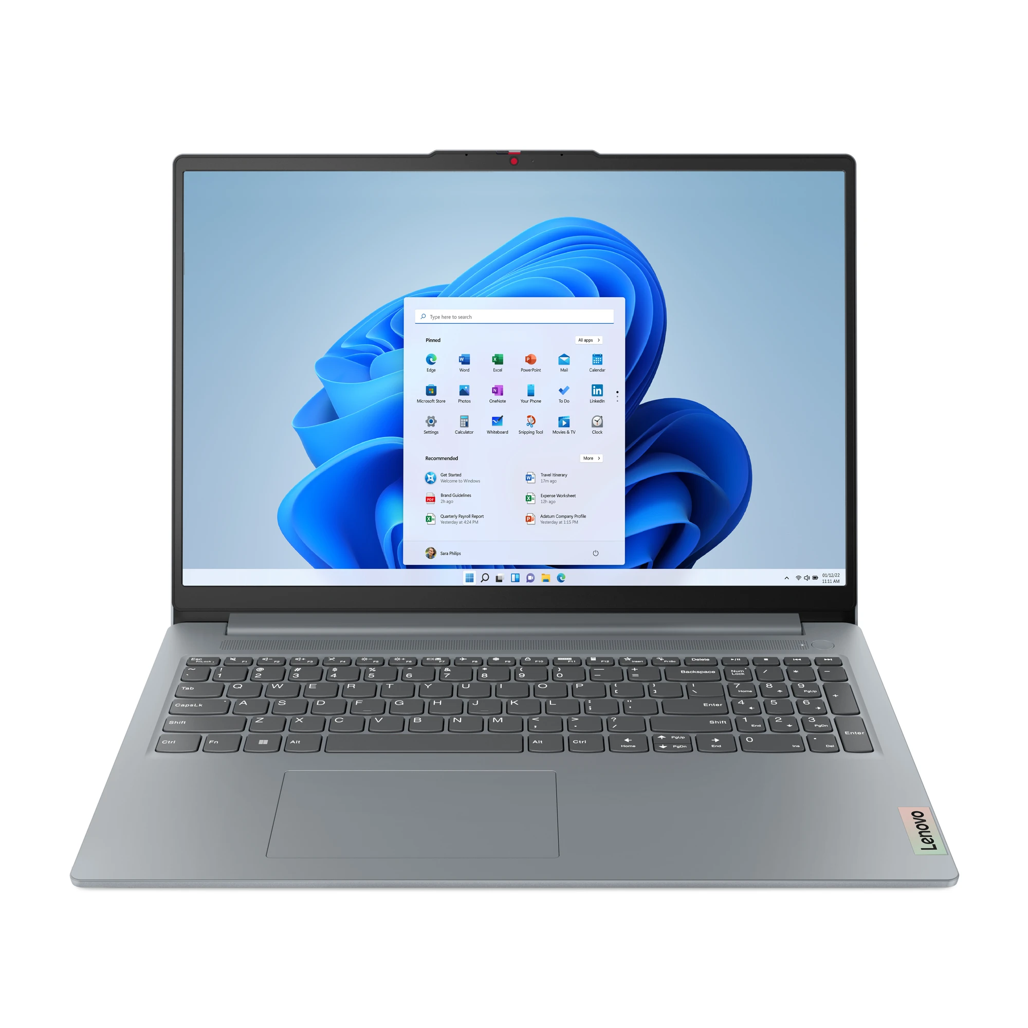 Lenovo Laptop IdeaPad Slim 3 16", i5-12450H, 16GB, 1TB, 83ES003LYA