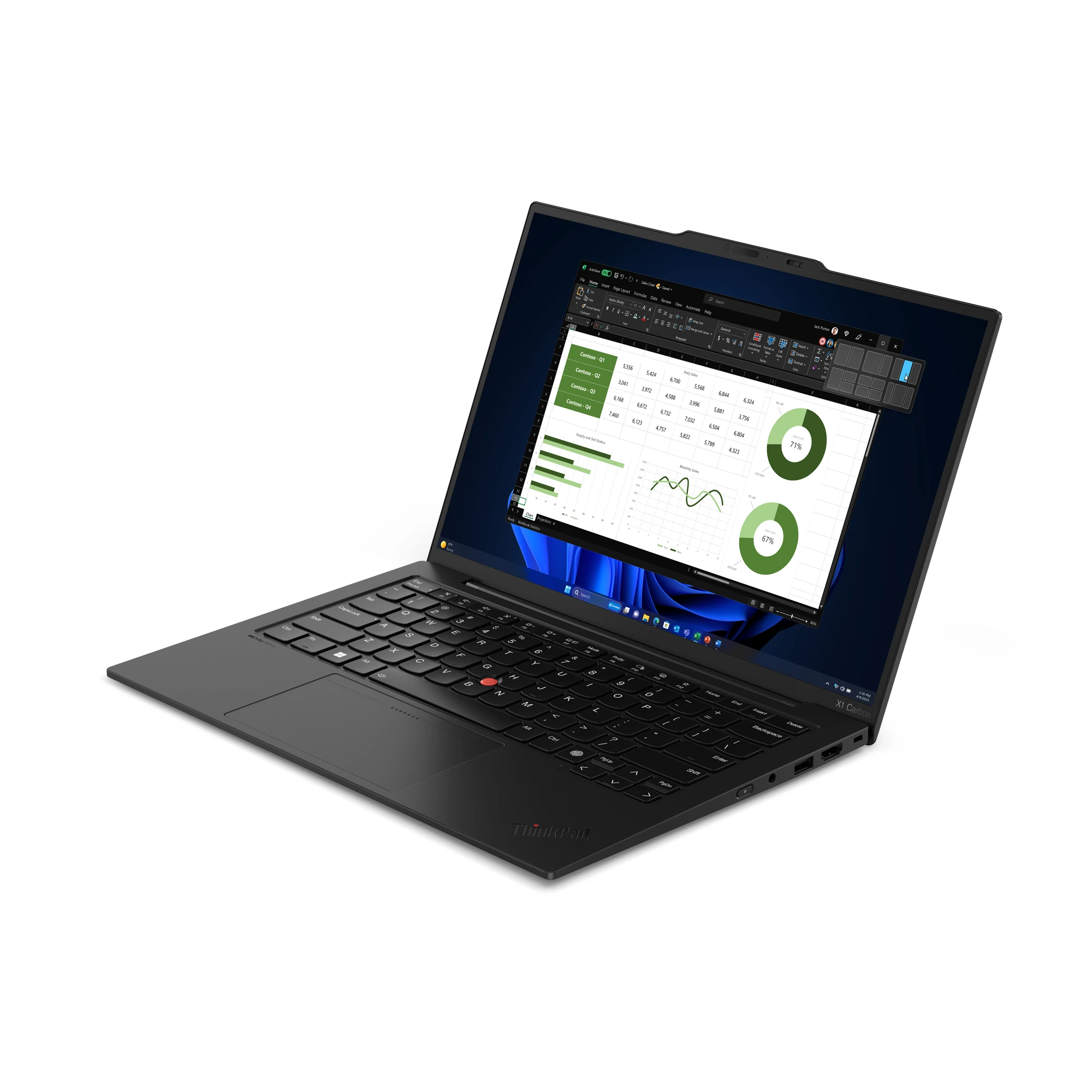Lenovo Laptop ThinkPad X1 Carbon G12 14", U7-155U, 16GB, 512GB, Win11Pro, 21KC004WCX