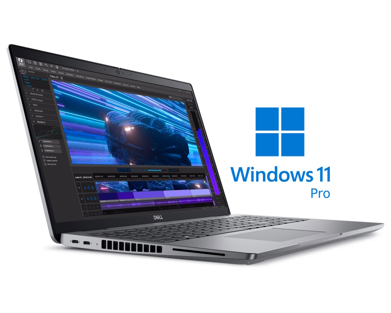 DELL Laptop Precision M3591 15.6", U7-155H, 16GB, 512GB, RTX 500, Win11Pro, NOT23638
