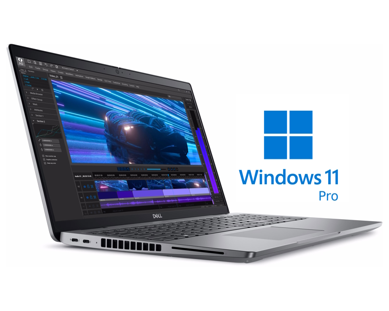 Dell Laptop Precision M3591 15.6", U7-155H, 32GB, 1TB, RTX 2000, Win11Pro, NOT24430
