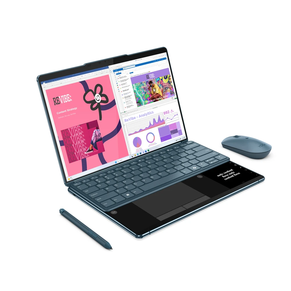 Laptop Lenovo Yoga Book 9 13.3", U7-155U, 32GB, 1TB, Win11Pro, 83FF002TRM