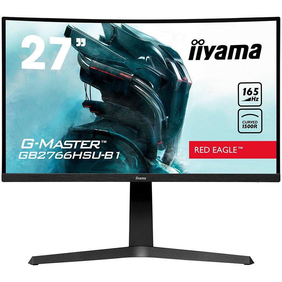 Iiyama Monitor G-MASTER Red Eagle GB2766HSU-B1 27", VA, FHD, USB