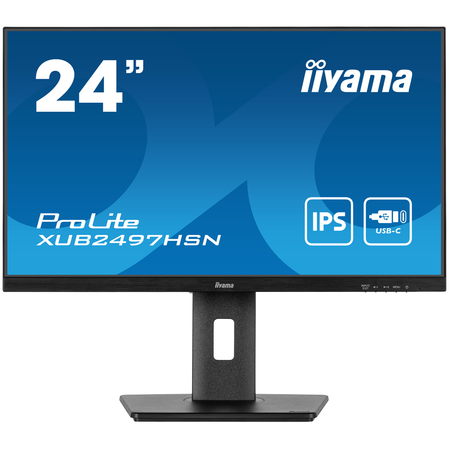 IIYAMA Monitor ProLite XUB2497HSN-B1 24", IPS, FHD, USB-C