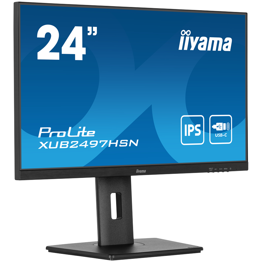 IIYAMA Monitor ProLite XUB2497HSN-B1 24", IPS, FHD, USB-C
