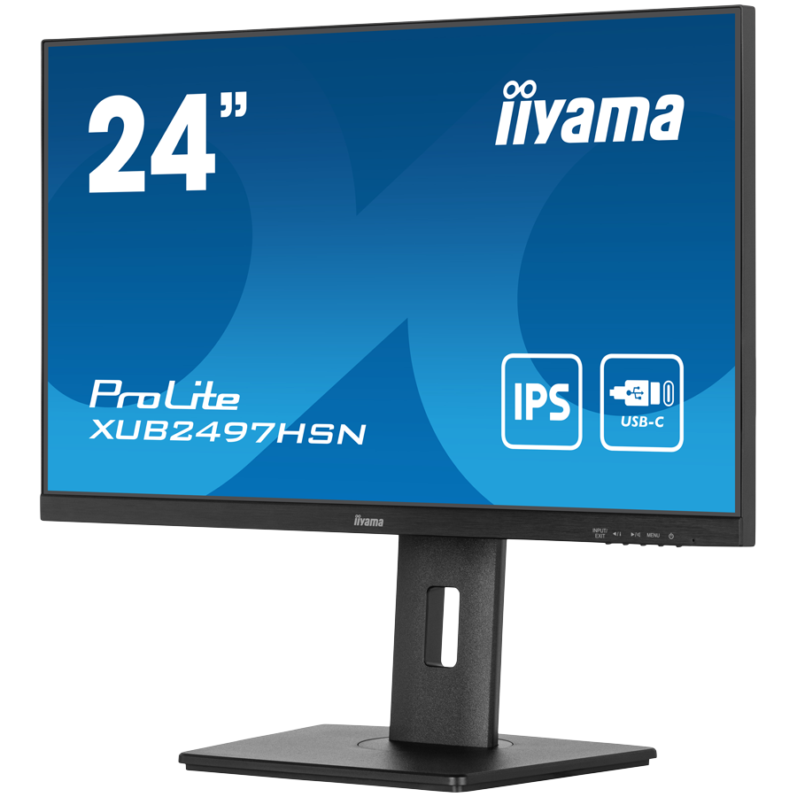 IIYAMA Monitor ProLite XUB2497HSN-B1 24", IPS, FHD, USB-C
