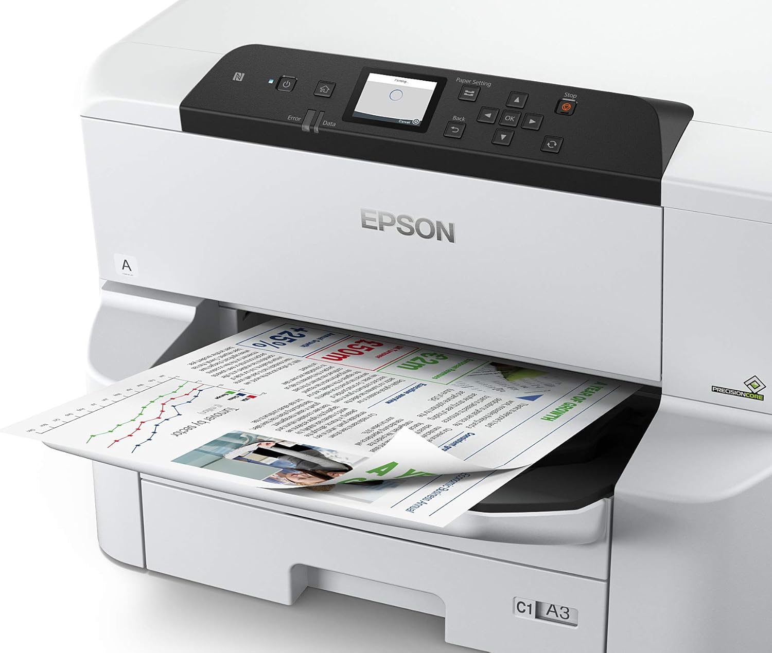 Epson Printer WorkForce Pro WF-C8190DTWC, C11CG70401BR