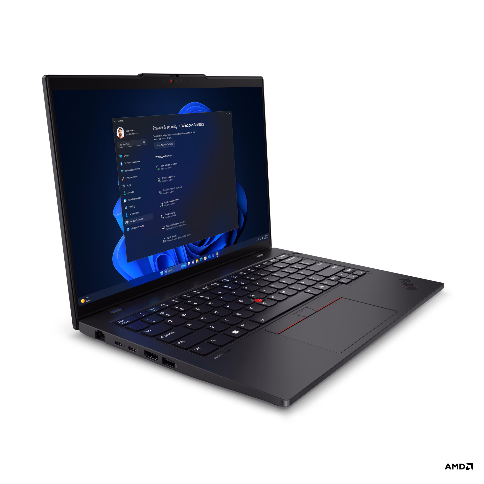 Lenovo Laptop ThinkPad L14 G5 14", R7-7735U, 16GB, 512GB, Win11Pro, 21L5001ACX