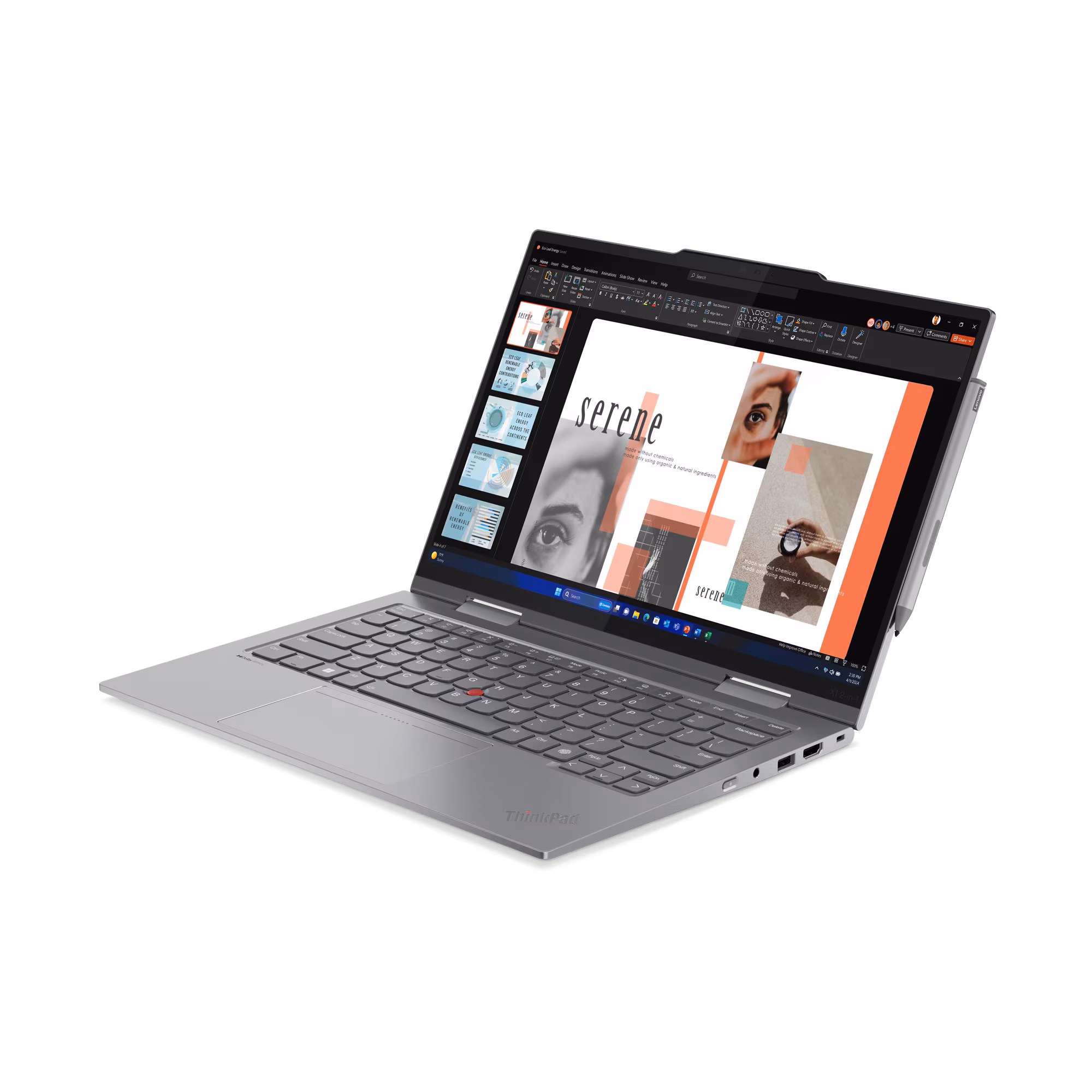 Lenovo Laptop ThinkPad X1 2-in-1 G9 14", U7-155U, 32GB, 1T, Win11Pro, 21KE002BYA