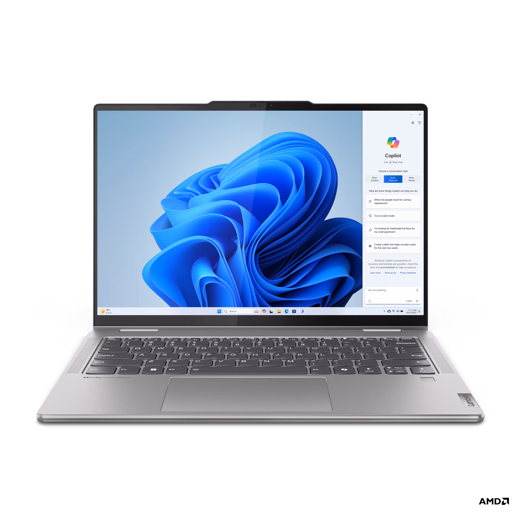 Lenovo Laptop Yoga 7 2-in-1 14AHP9 14.0" R5-8640HS, 16GB, 1TB, 83DK0089YA
