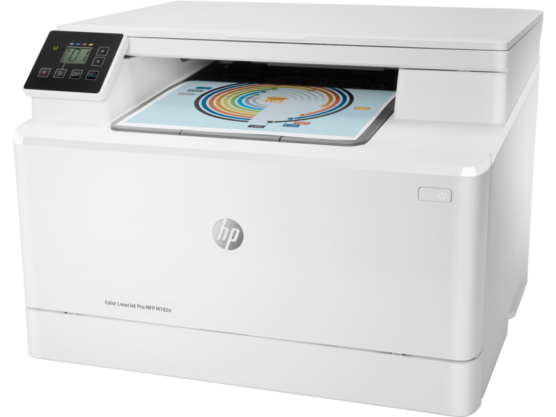 HP Printer Color LaserJet Pro MFP M182n, 7KW54A