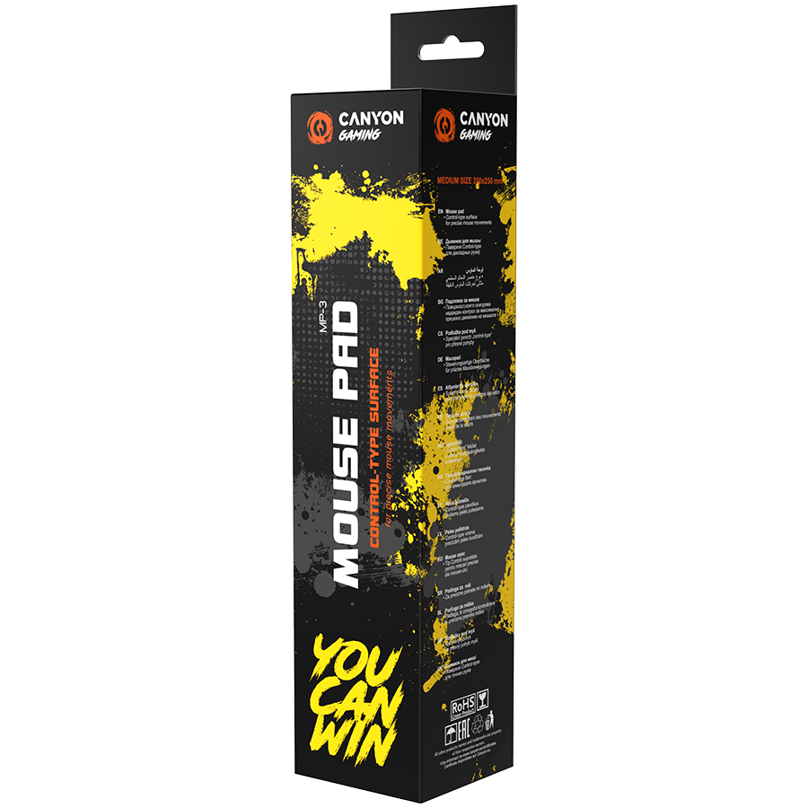 CANYON pad MP-3 350x250mm Black