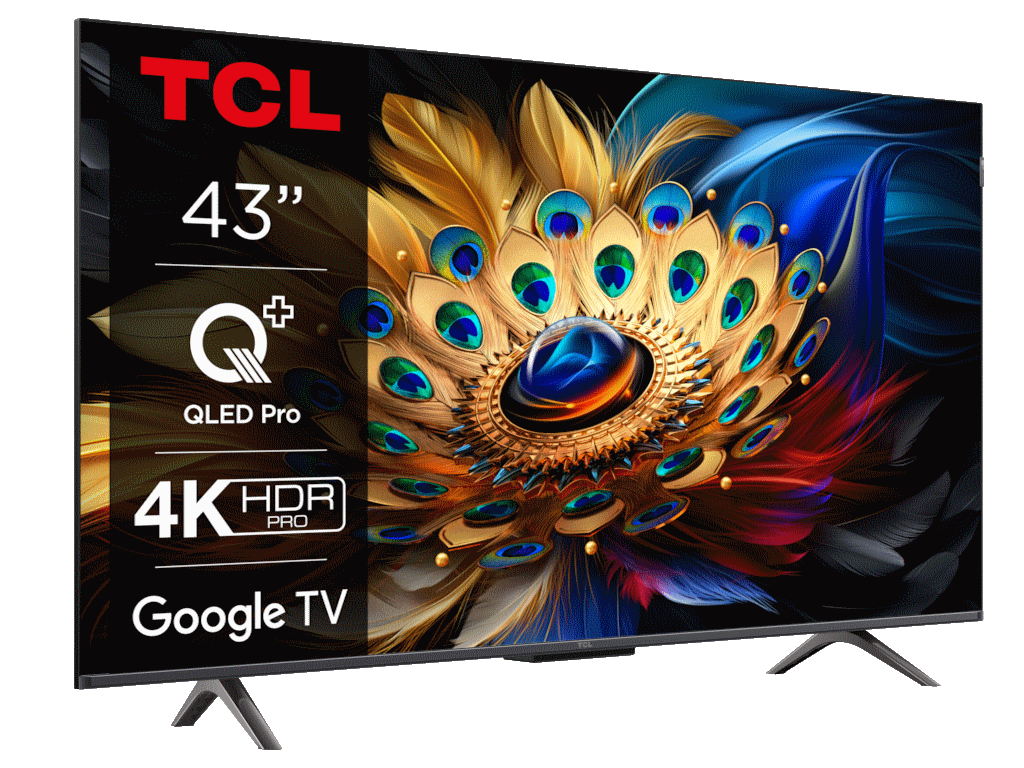TCL televizor  QLED 43" 4K HDR PRO Google TV, 43C655