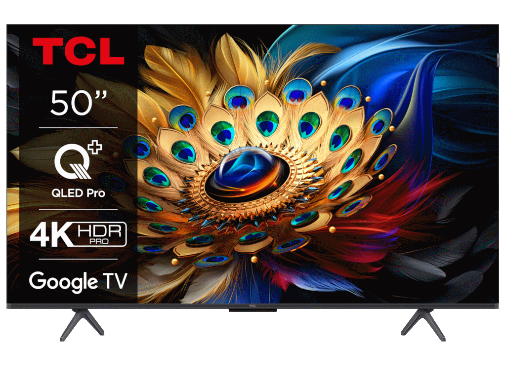 TCL Televizor 50C655 QLED 50" 4K HDR PRO Google TV