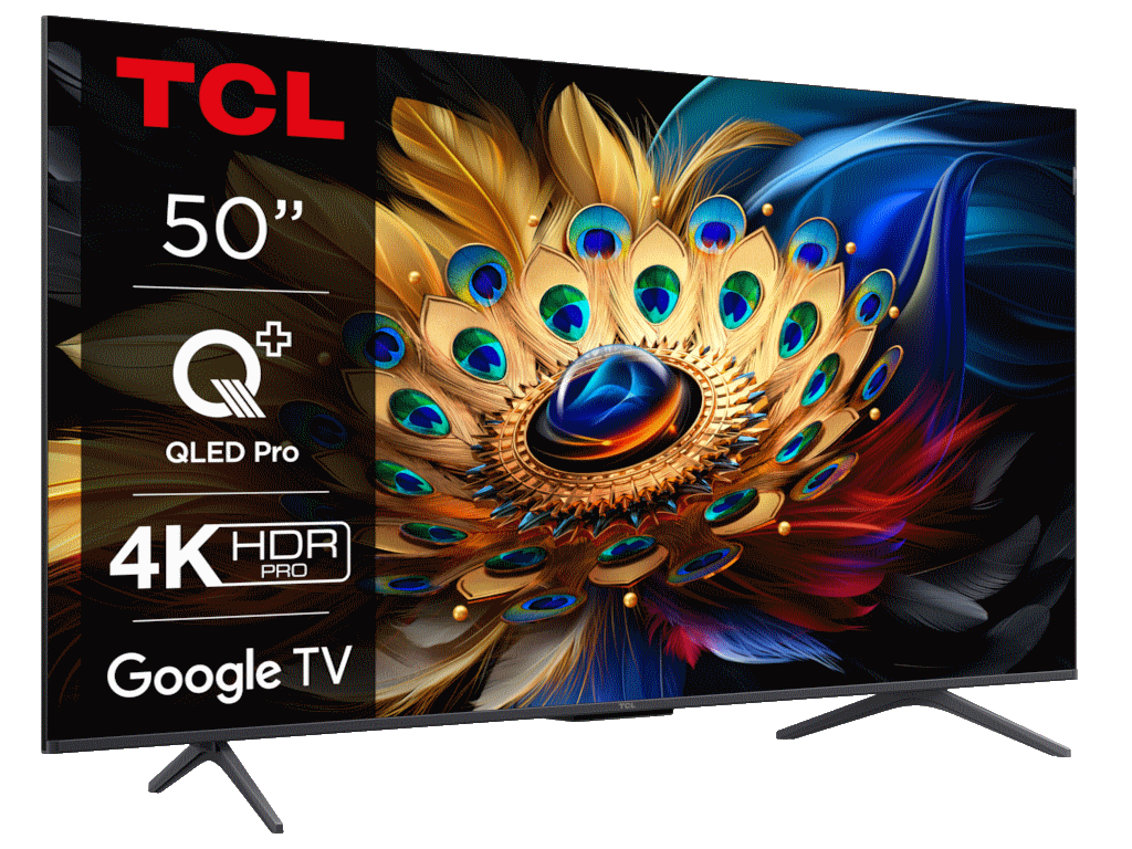 TCL Televizor 50C655 QLED 50" 4K HDR PRO Google TV