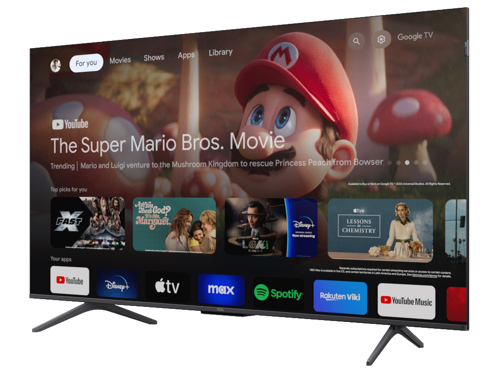 TCL Televizor 50C655 QLED 50" 4K HDR PRO Google TV