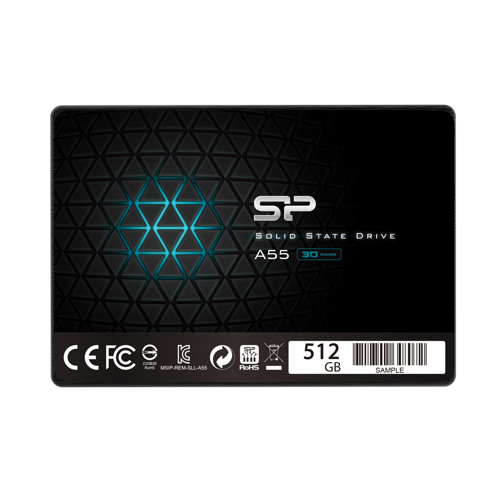 Silicon Power A55 512GB SSD, SP512GBSS3A55S25
