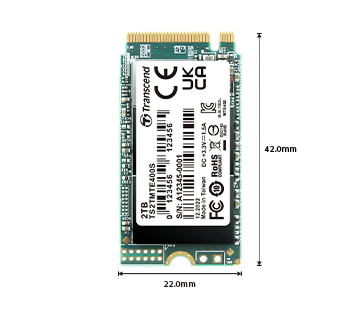 Transcend 400S 1TB SSD, TS1TMTE400S
