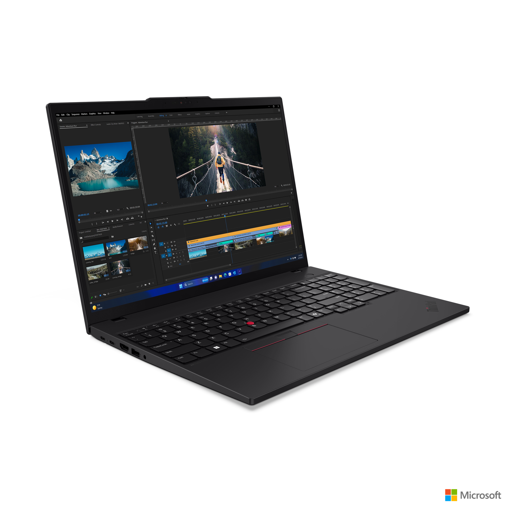 Lenovo Laptop ThinkPad T16 G3 16", U7-155U, 32GB, 1TB, Win11Pro, 21MN0056YA