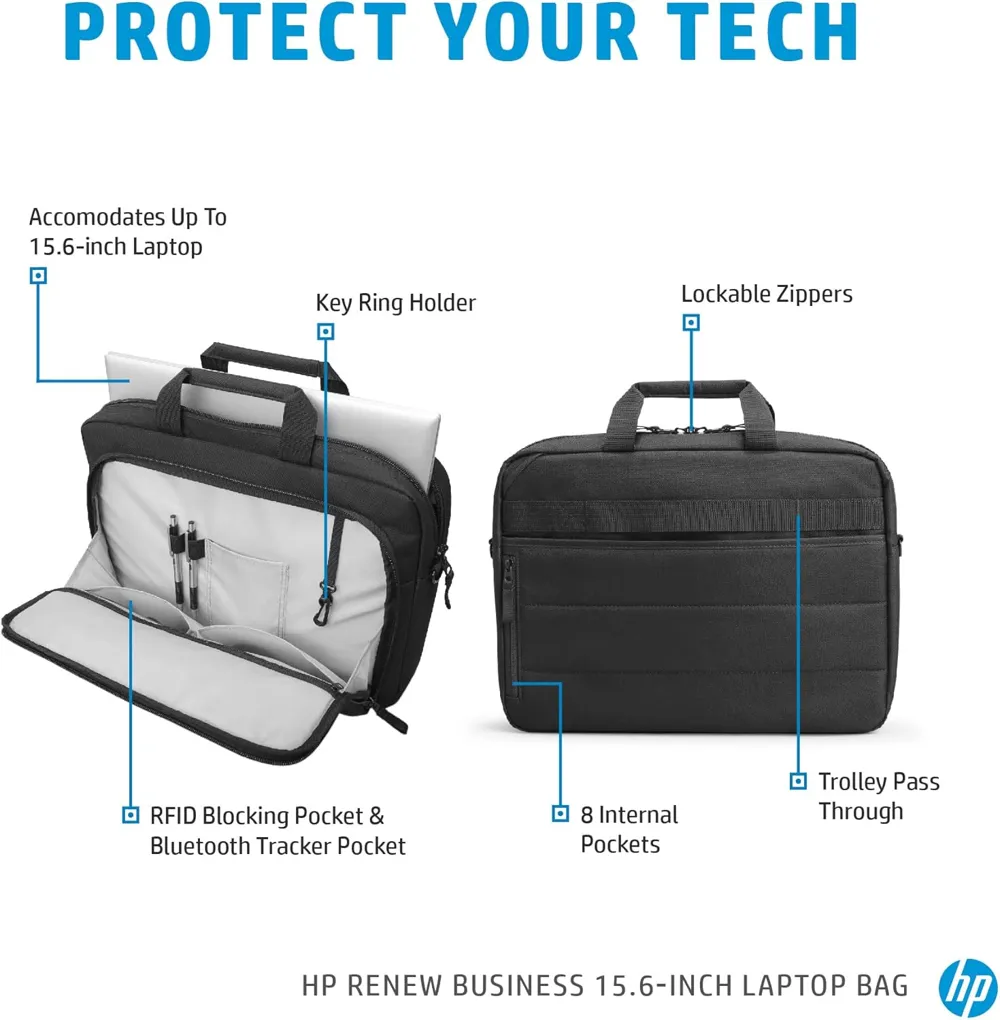 HP Business 15.6″ torba za laptop Renew, 3E5F8AA