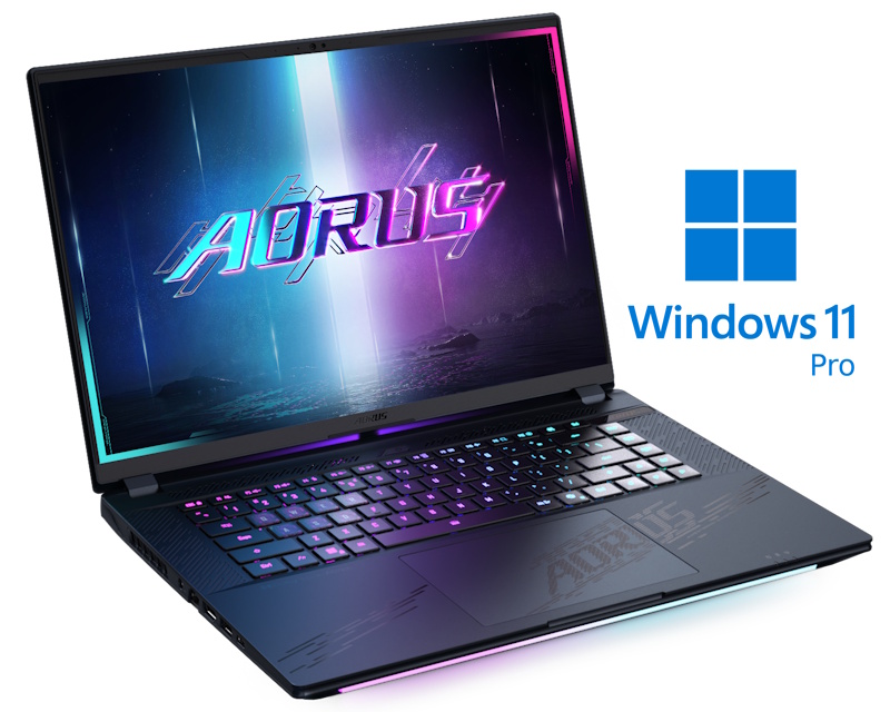 Gigabite gaming laptop AORUS MASTER 16, 16" QHD+, OLED 240Hz 500nits, U9 275HX, 32GB, 1TB, RTX 5080 16GB, Win11Pro,