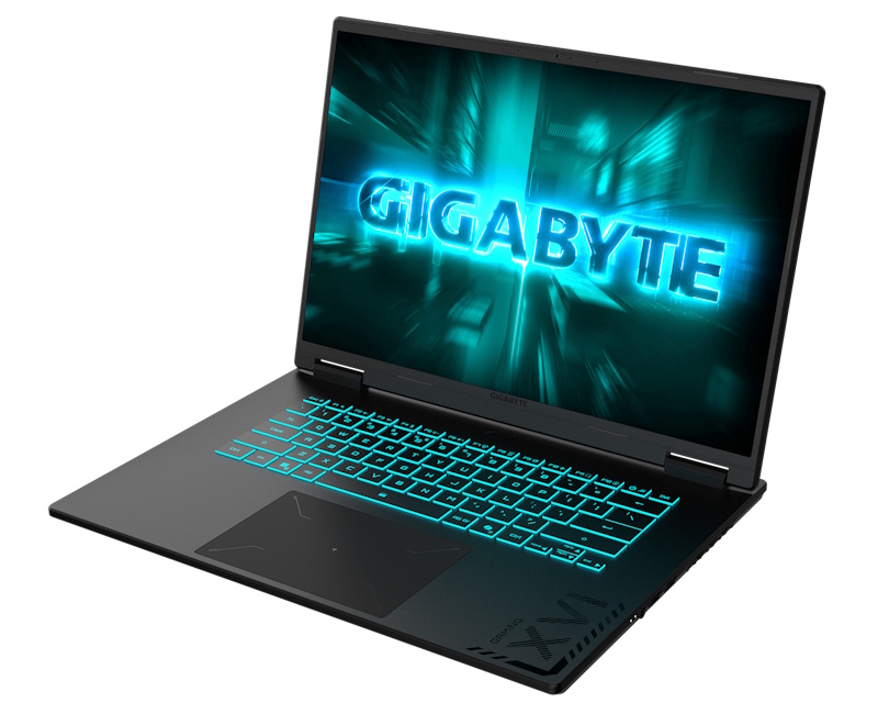 Gigabyte gaming laptop A16, 16" FHD+ 165Hz 300nits, i5-13420H, 16GB, 512GB, RTX 4050 6GB,
