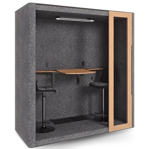 WorkBooth Two, zvučno izolovana, mobilna, Eco-Friendly, Smart radna kabina za dve osobe