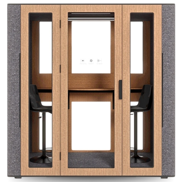 WorkBooth Two, zvučno izolovana, mobilna, Eco-Friendly, Smart radna kabina za dve osobe