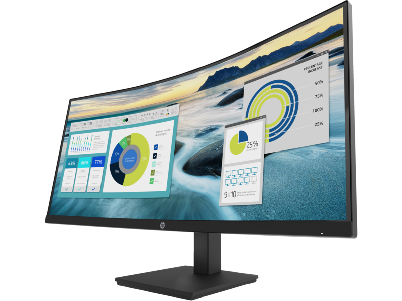HP Monitor P34hc G4 21Y56AAR 34" WQHD, VA, HDMI, DP, USB-C,  Renew