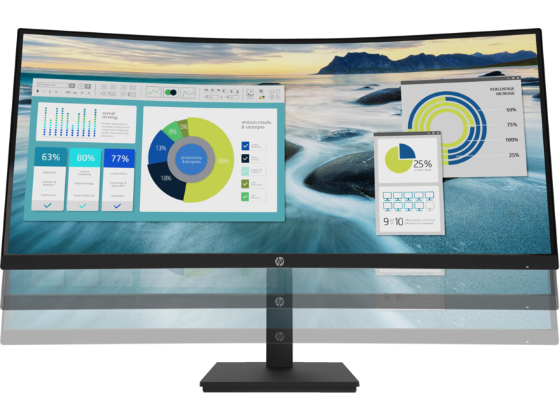 HP Monitor P34hc G4 21Y56AAR 34" WQHD, VA, HDMI, DP, USB-C,  Renew