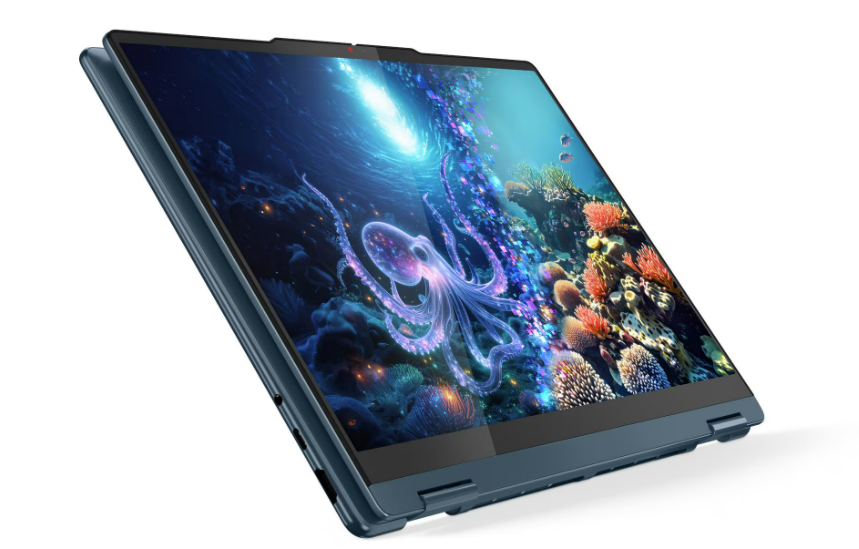 Lenovo Laptop Yoga 7 2in1 14AKP10, 14" WQUX OLED Touch, Ryzen AI 7-350, 24GB, 1TB, 83JR0027YA